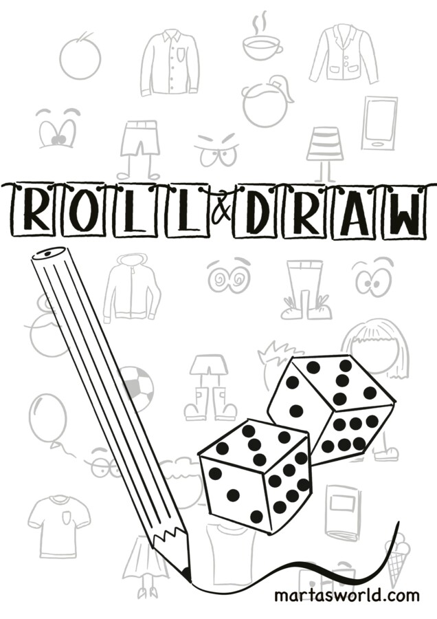 🎲✏️ Roll & Draw – Kreatywna Gra Rysunkowa po angielsku! 🎨🧠