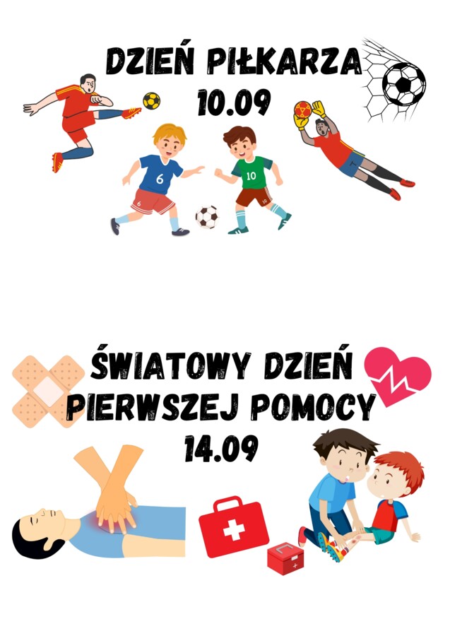 Gazetka na drzwi klasowe - święta nietypowe wrzesień