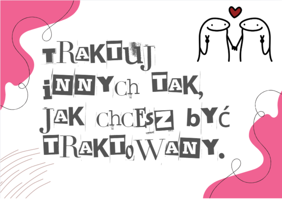 Gazetka szkolna - Szacunek nie boli! - Gazetka ścienna całoroczna