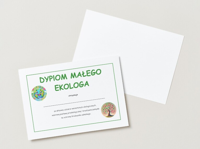 Dyplom małego ekologa