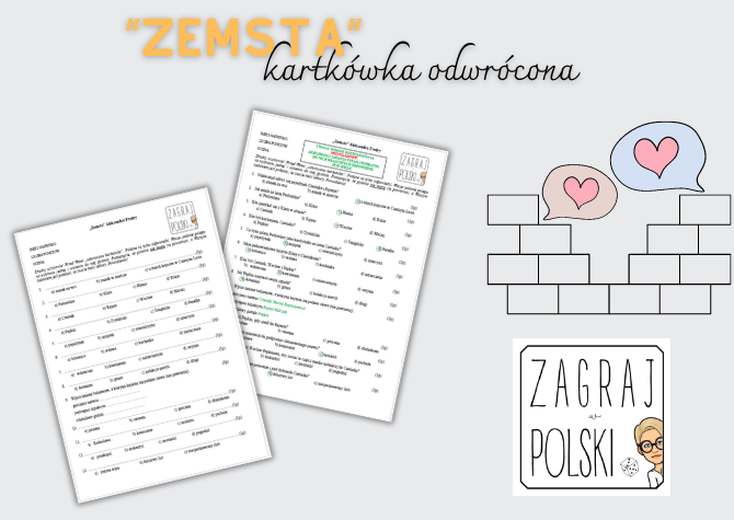 Kartkówka odwrócona – „Zemsta” Aleksandra Fredry