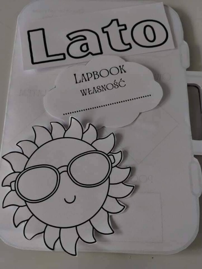 Lapbook WAKACJE+LATO