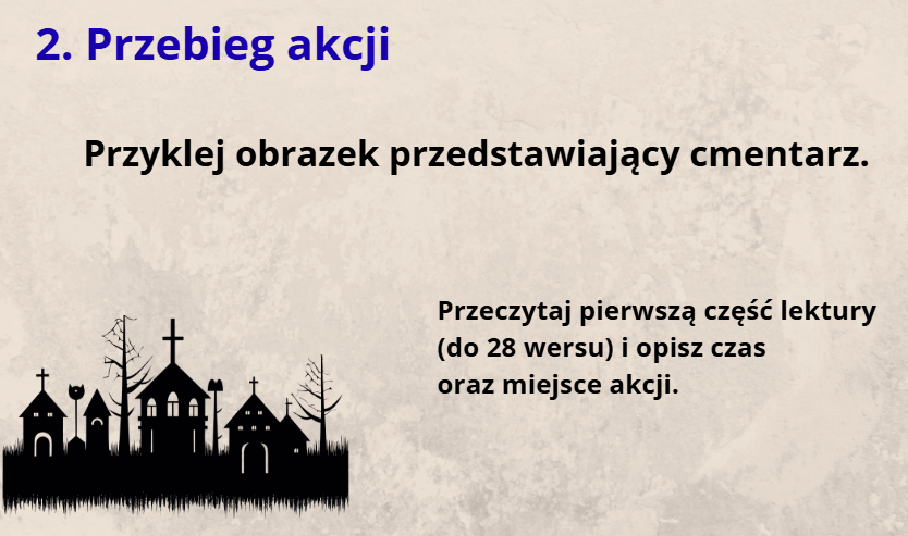 "Dziady", cz. II - prezentacja na lekcje w klasie 7 lub 8