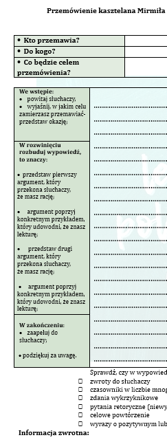 REDAGUJEMY PRZEMÓWIENIE. KROK PIERWSZY. ZESTAW ĆWICZEŃ DLA UCZNIÓW KLAS 4-5.