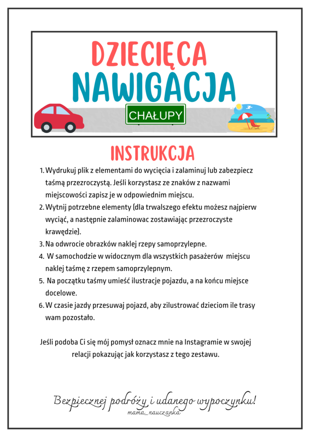 Ruchoma nawigacja dziecięca