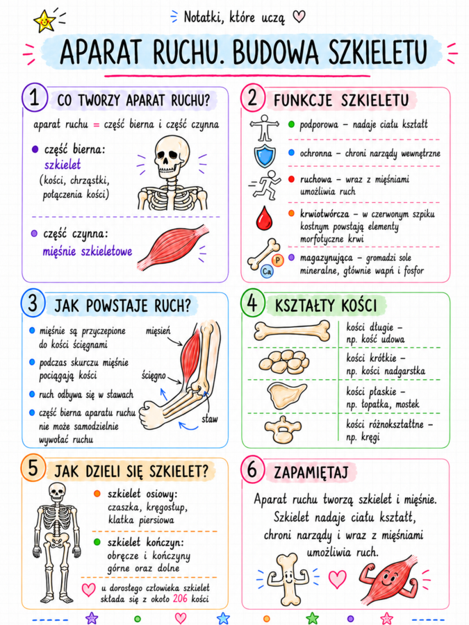 Notatki, które uczą – Biologia klasa 7