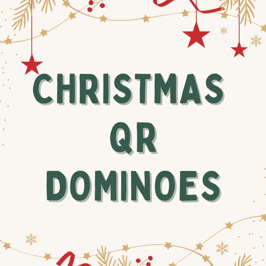 CHRISTMAS VOCABULARY - QR DOMINOES