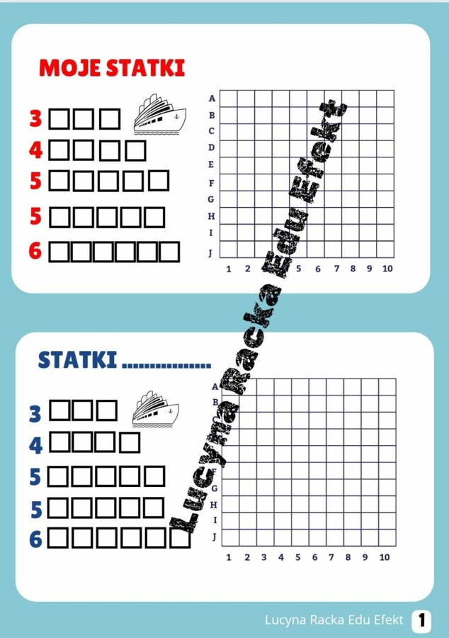 Statki – szablony jęz. polski