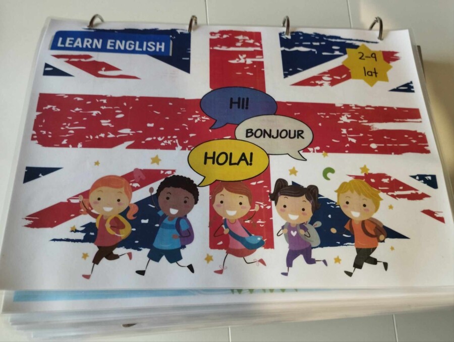 Język angielski dla dzieci - lamibook, busybook, karty pracy