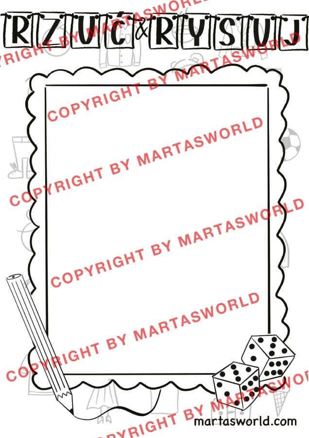 🎲✏️ Rzuć i Rysuj – Kreatywna Gra Rysunkowa! 🎨🧠