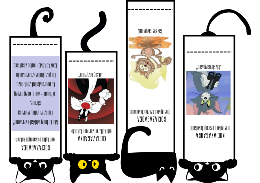 Zakładki Dzień Czarnego Kota