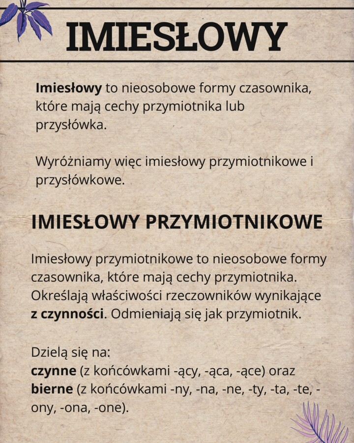 Imiesłowy