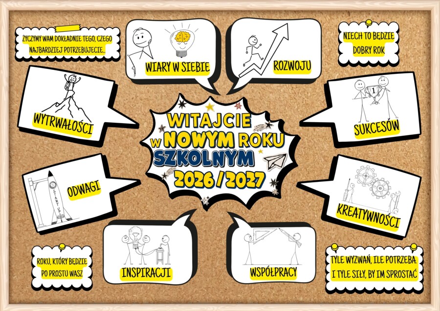 WITAJCIE W NOWYM ROKU SZKOLNYM 2026/2027 - zestaw materiałów
