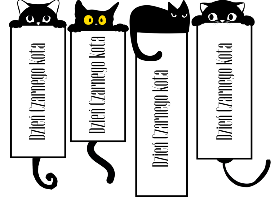 Zakładki Dzień Czarnego Kota