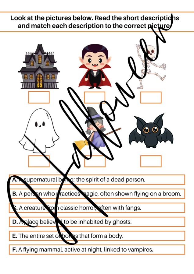 Angielski na Halloween: Zestaw Ćwiczeń A2/