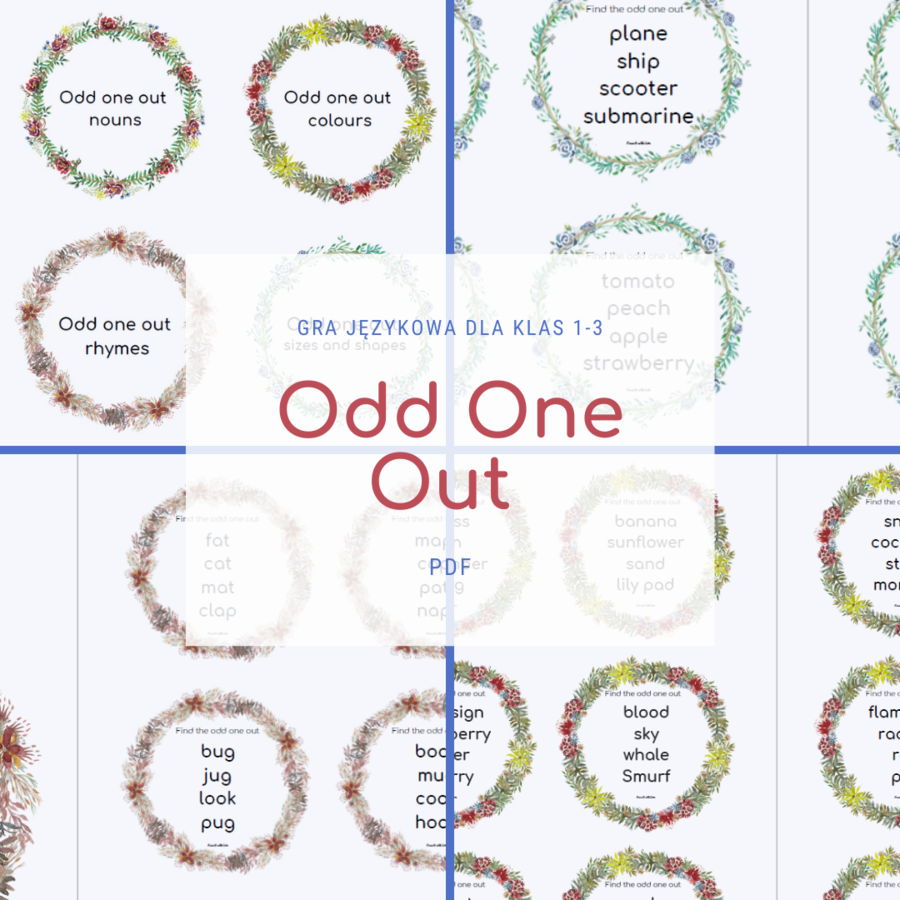 Odd One Out - gra językowa dla kl. 1-3