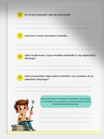 Zestaw edukacyjny „Poznaj Miziołka”