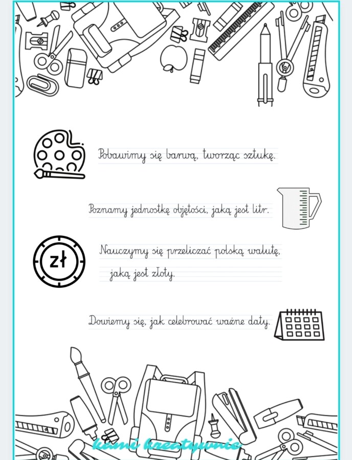 Początek szkoły: Czego nauczymy się w pierwszej klasie