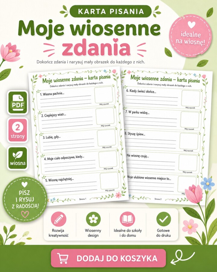 Moje wiosenne zdania