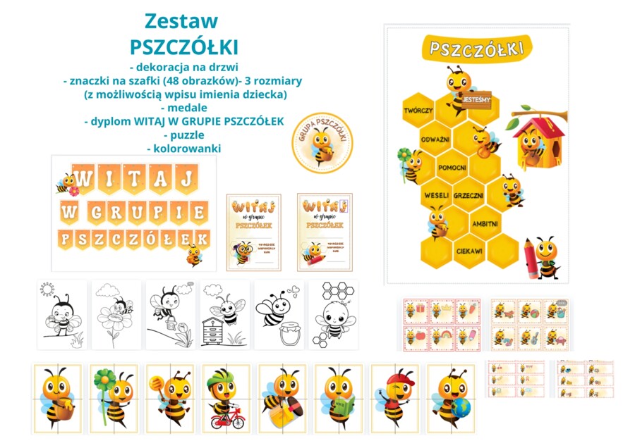 Zestaw PSZCZÓŁKI
