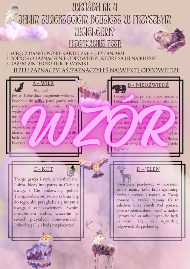 Księga wróżb andrzejkowych, wróżby, andrzejki