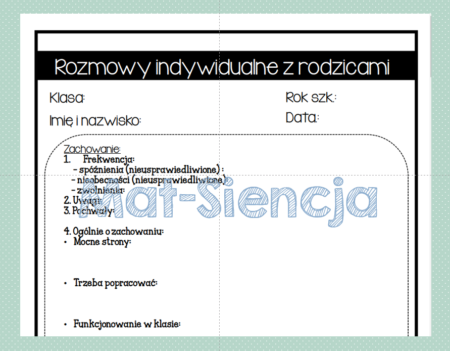 Kontakty z rodzicami