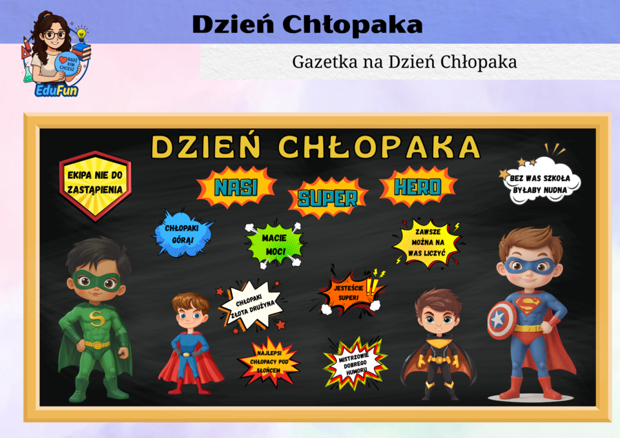 Dzień Chłopaka - gazetka