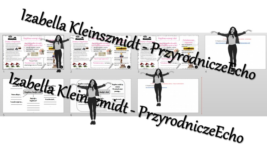 Kompletny zestaw na jedną lekcję „Krajobraz wczoraj i dziś” – sketchnotka + karty pracy w power point + gratisowy link do prezentacji multimedialnej niekomercyjnej + gratisowy link do lekcji multimedialnej niekomercyjnej również wykonanej w genial.ly do 