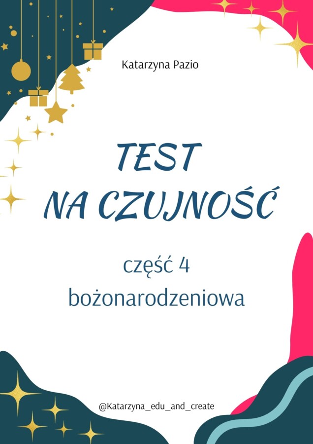 Test na czujność - część 4 bożonarodzeniowa