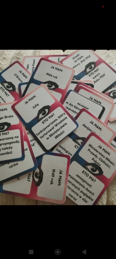 "Rok 1984" - gra z serii "Ja mam...kto ma?"