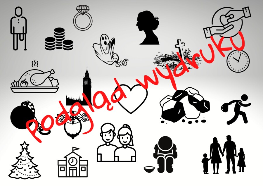 Plansza skojarzeniowa - "Opowieść wigilijna".