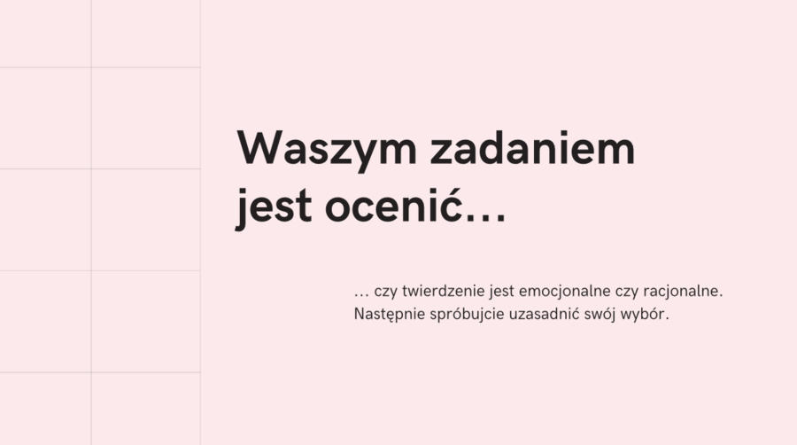 Prezentacja: Twierdzenia Racjonalne i Emocjonalne w Komunikacji Interpersonalnej TUS