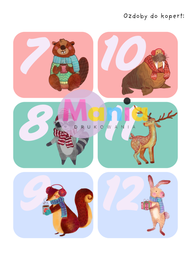 Domowy Kalendarz Adwentowy