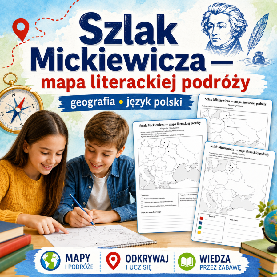 Szlak Mickiewicza — mapa literackiej podróży