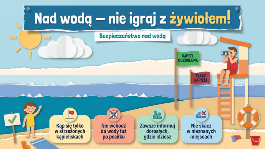 Tydzień dla Bezpieczeństwa MEN – prezentacja edukacyjna o bezpieczeństwie przed wakacjami