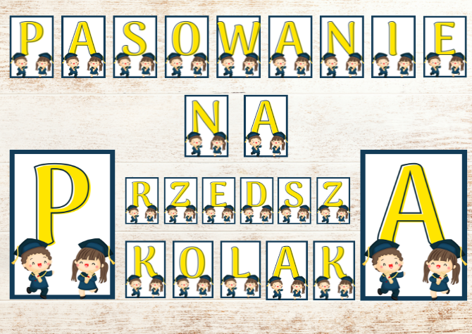 Girlanda - Pasowanie na Przedszkolaka