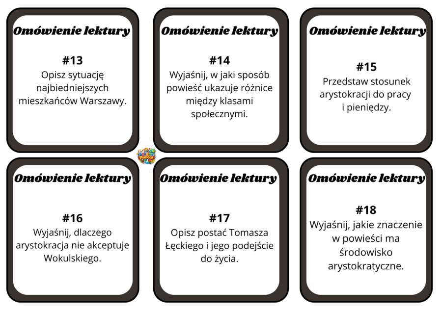 Lalka - karty z pytaniami