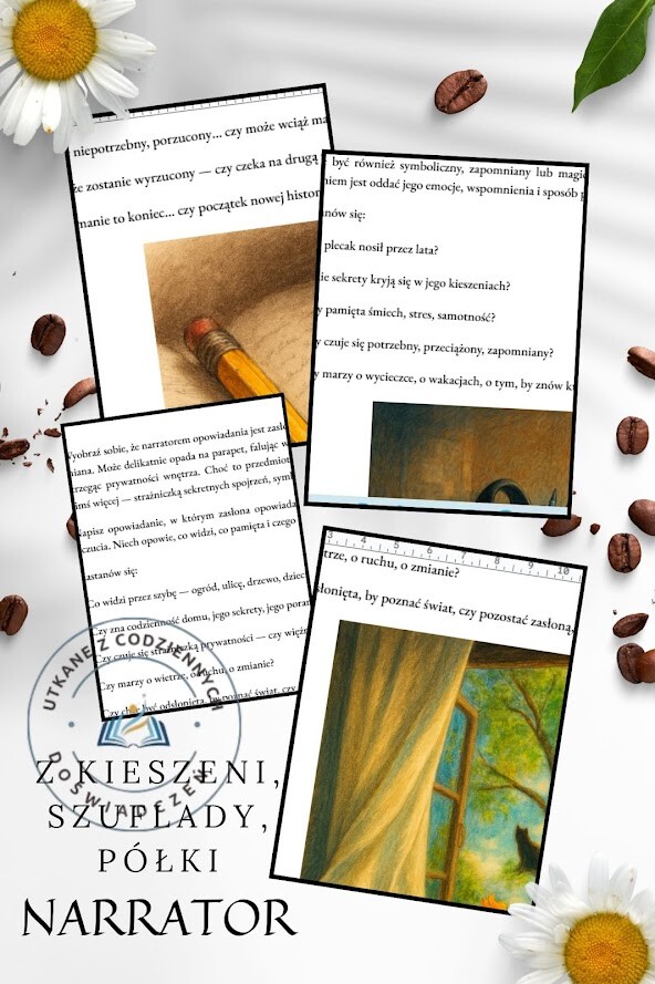 Narrator z kieszeni, z szuflady, z półki — 25 kart narracyjnych, które uczą patrzeć głębiej