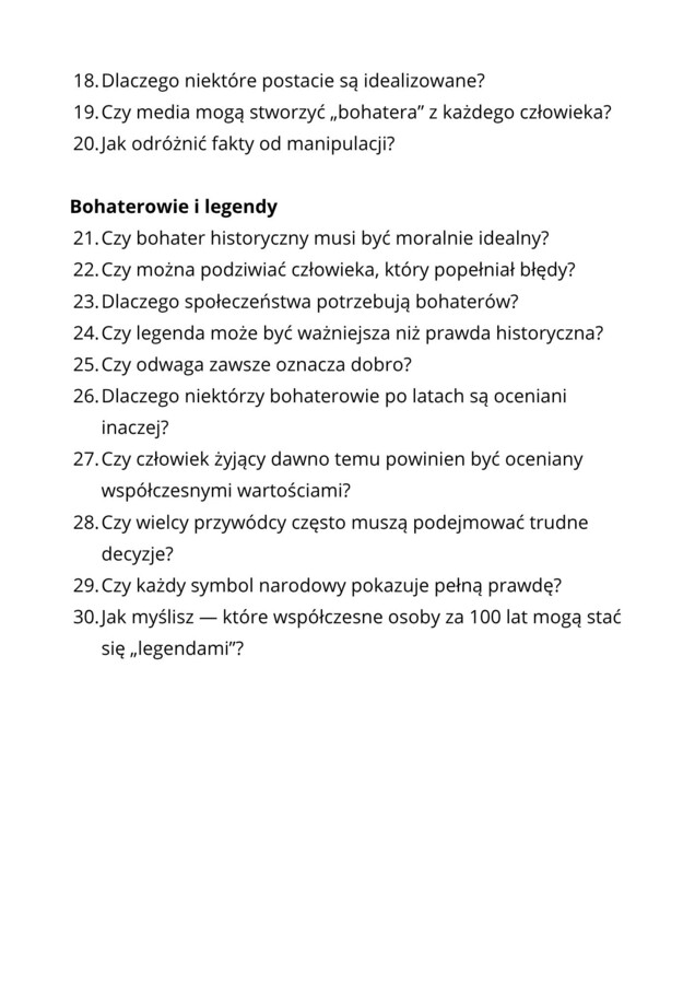Pogromcy mitów - symbol vs rzeczywistość - gotowa lekcja