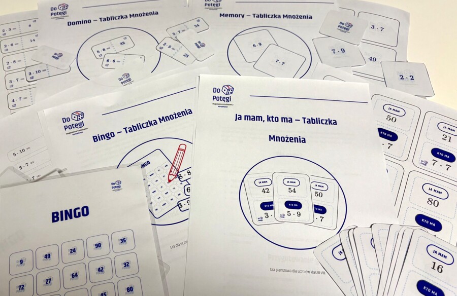 Pakiet 4 gier – Tabliczka mnożenia