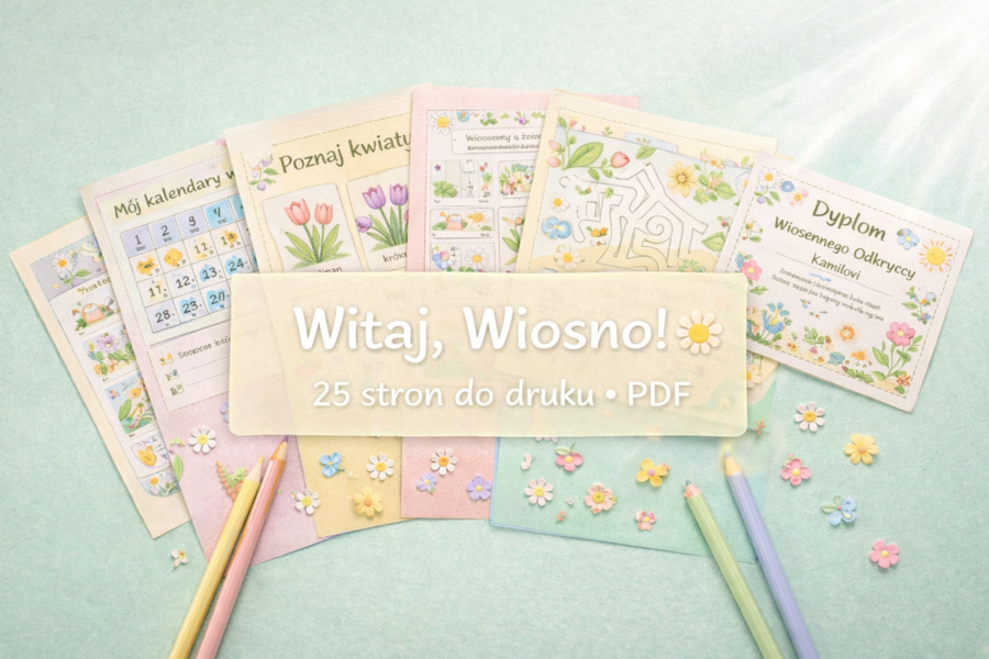 Witaj, Wiosno! – zestaw kart pracy i dekoracji