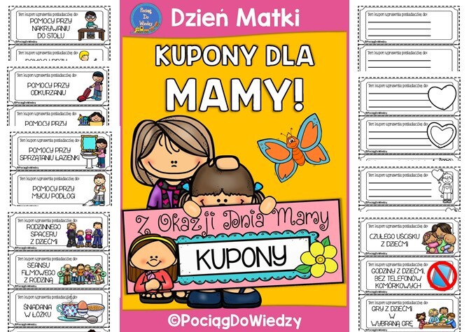Dzień Matki - Kupony dla mamy