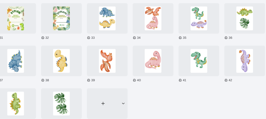 Dzień Dinozaura - napis, odznaki, dyplomy, opaski, gry, dinozaury