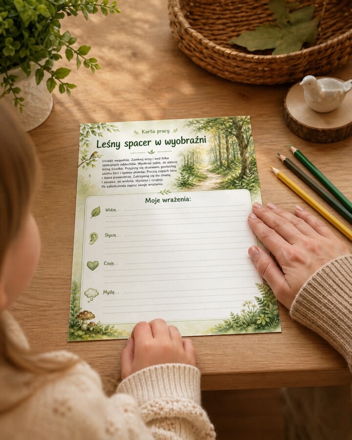 Leśny spacer w wyobraźni