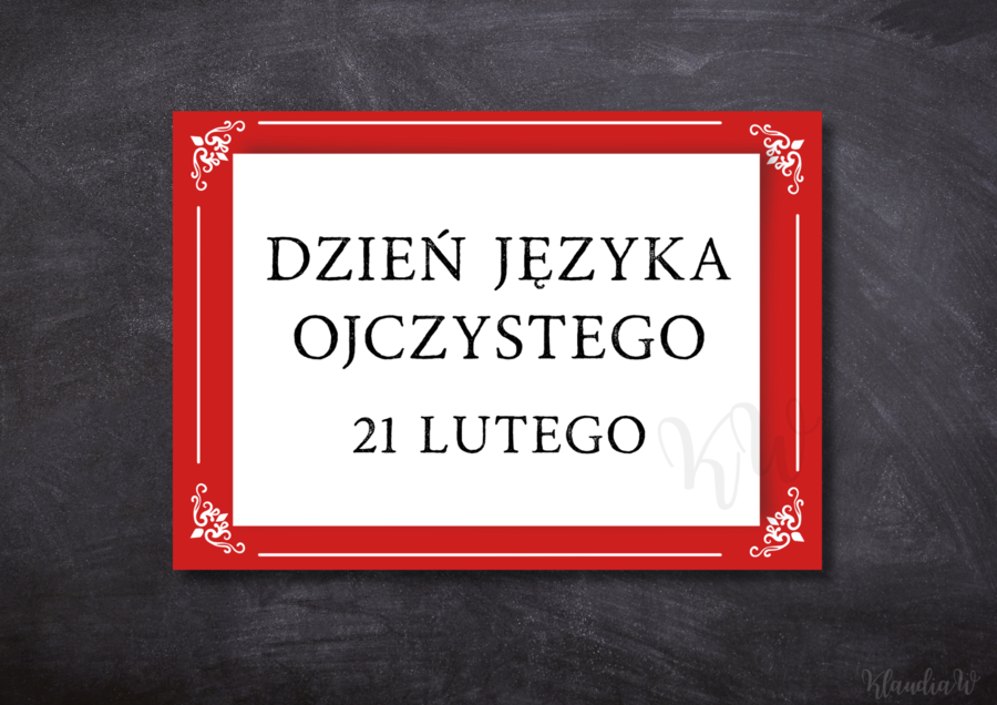 Dzień Języka Ojczystego – gazetka szkolna z cytatami (PDF)