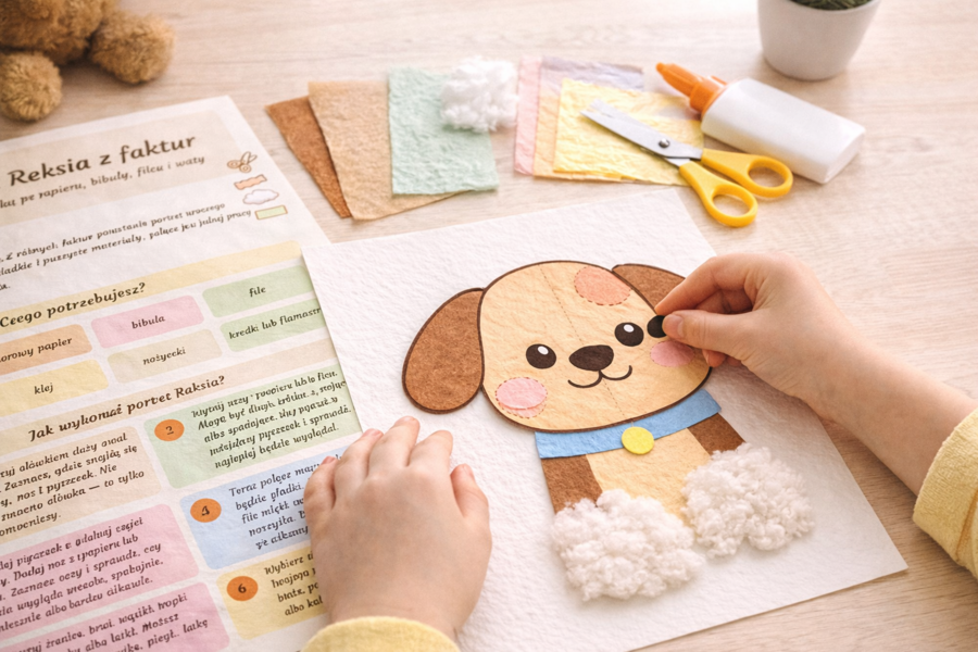 Portret Reksia z faktur