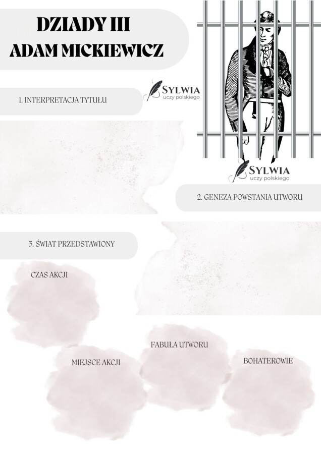 📒 Notatnik maturalny „Dziady cz. III" Adam Mickiewicz