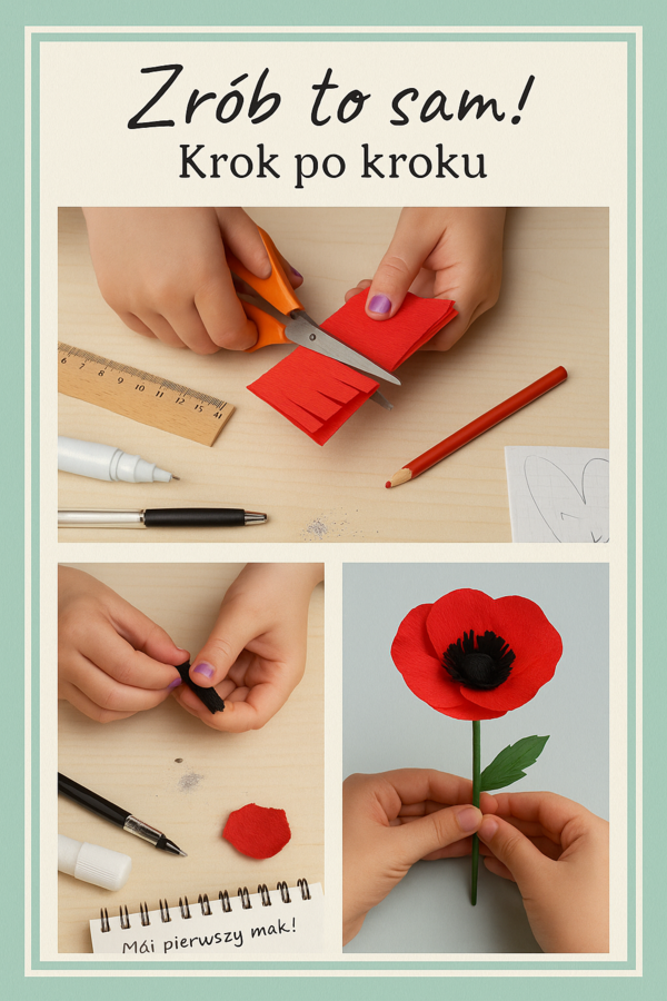 Kwiaty z bibuły "Wiosenna Łąka"