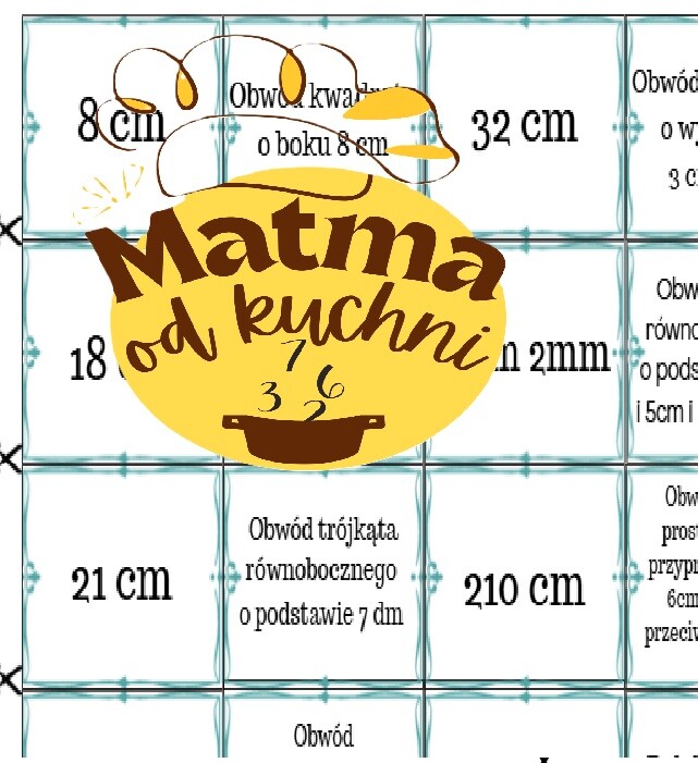 Wąż - obwody wielokątów