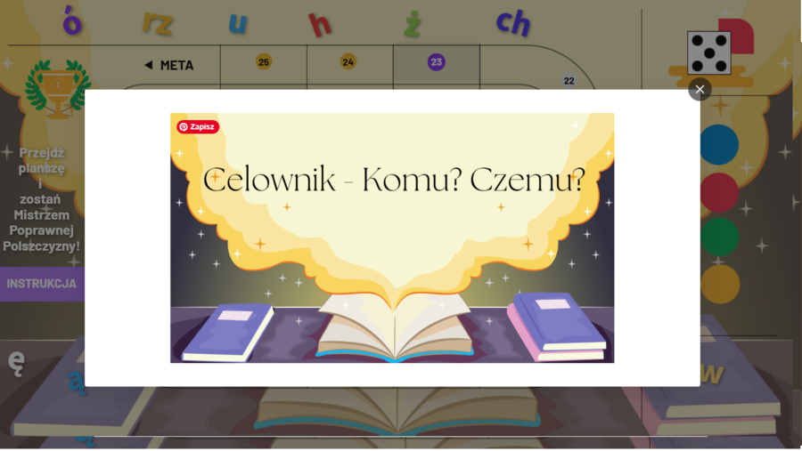 Mistrz  Poprawnej Polszczyzny - gra planszowa Genilly